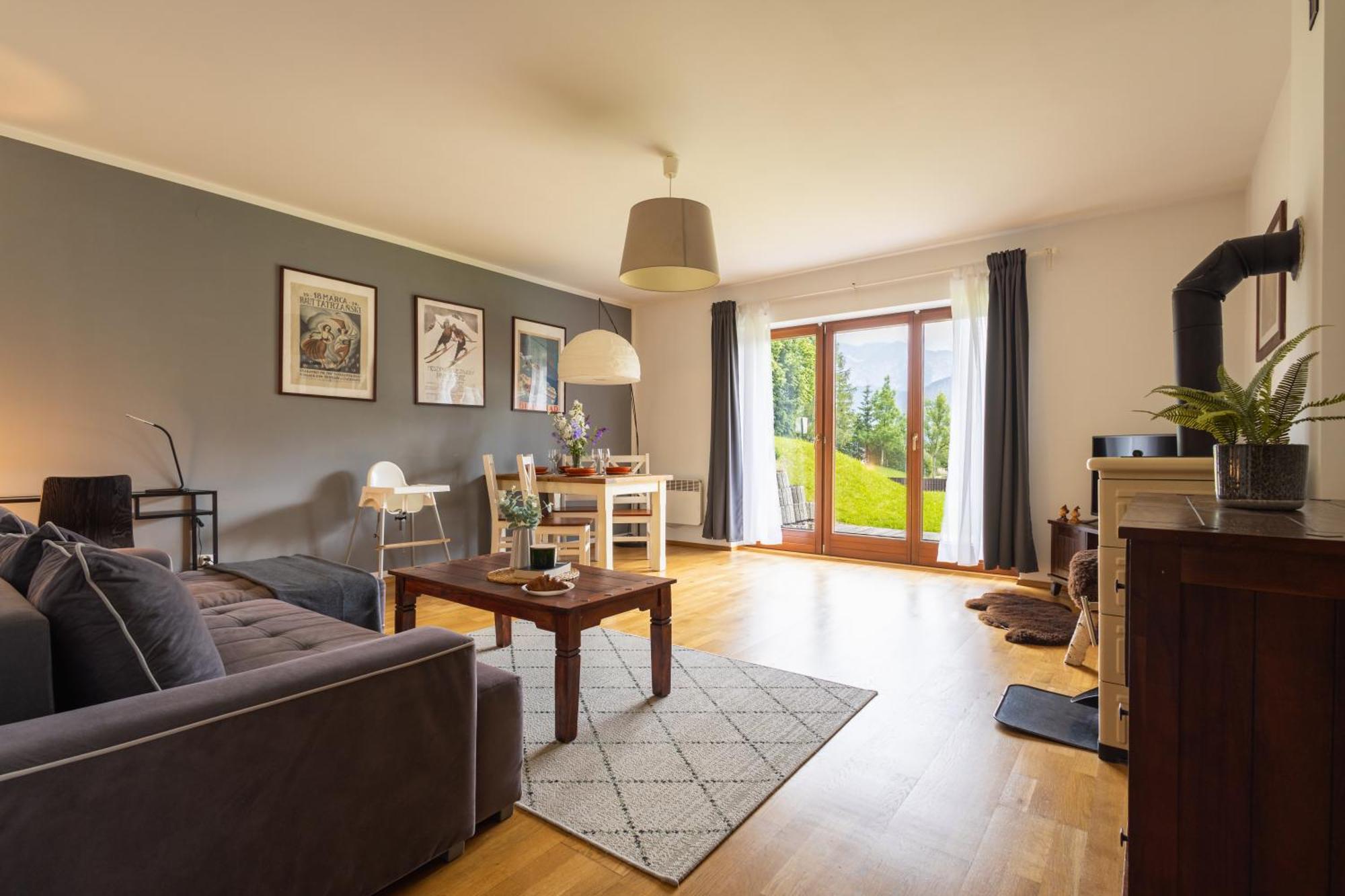Apartament Poludniowy Z Widokiem- Sauna, Jacuzzi, Kominek Kościelisko Exterior foto